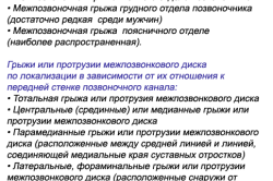 Классификация межпозвоночных грыж Классификация межпозвоночных грыж